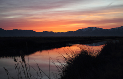 Sunrise - Bear River National Migratory Bird Refuge, Utah